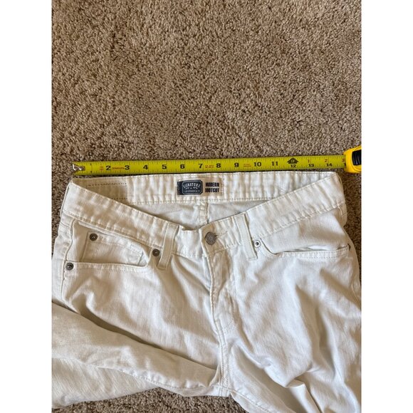 Levi's Signature Womens Modern Bootcut Jeans White Size 10 Short Country Cowgirl - Picture 7 of 9